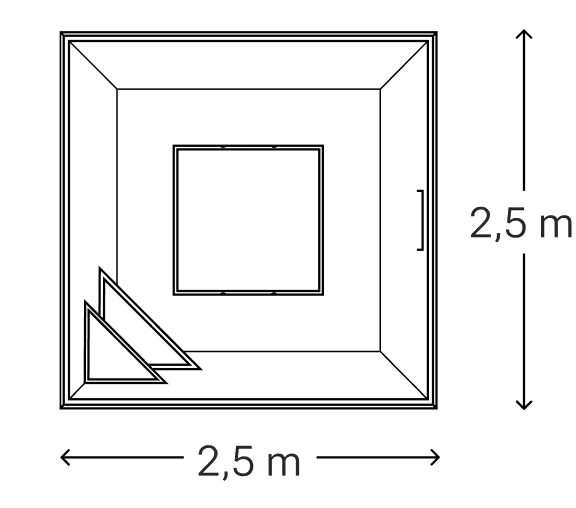 Edition SPA 2 skiss med mått