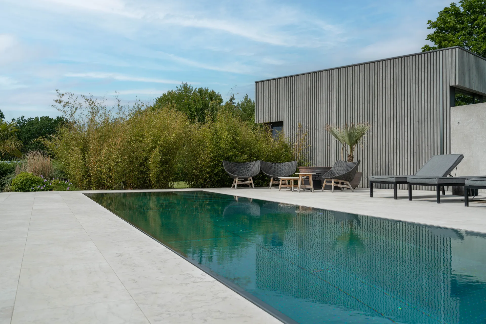 En stålpool från projektet Kalmar i Kalmar från 2017 designad av Torbjörn Frantsi